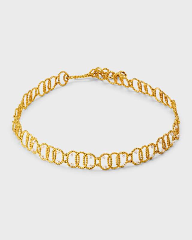 Mini Pearl Wire Link Choker